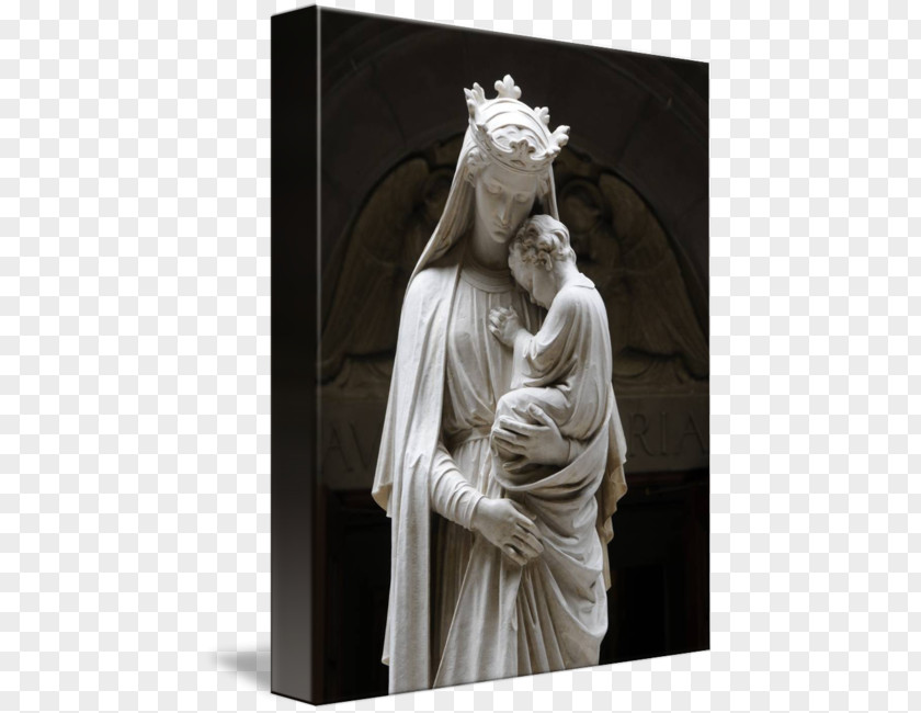 Holy Mother Statue Heavenly Madonna Icon PNG