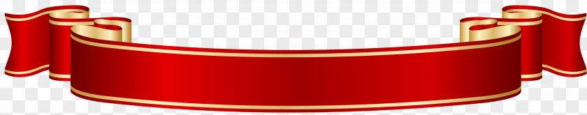 Ribbon Gold Red Clip Art PNG