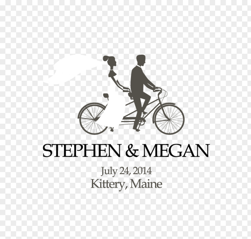 Wedding Bike Invitation Cycling Bicycle PNG