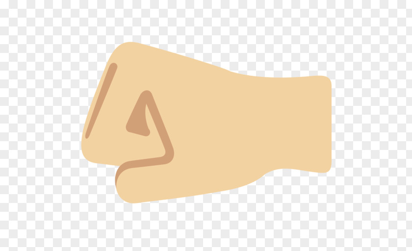 Emoji Domain Fist Human Skin Color Light PNG