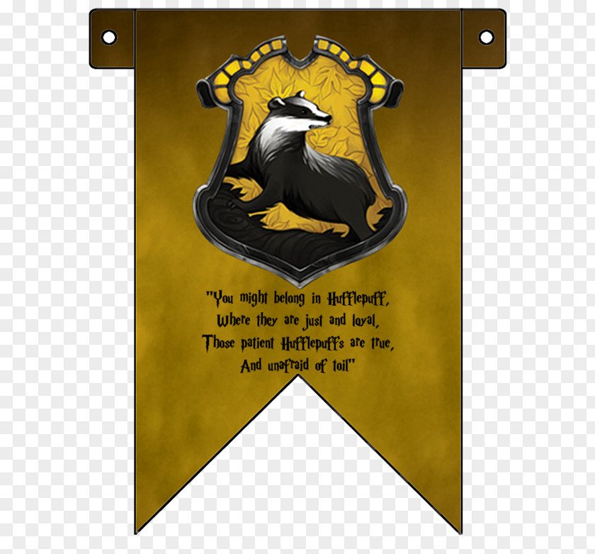 Hufflepuff Flag Helga Draco Malfoy Hogwarts School Of Witchcraft And Wizardry Harry Potter (Literary Series) Luna Lovegood PNG