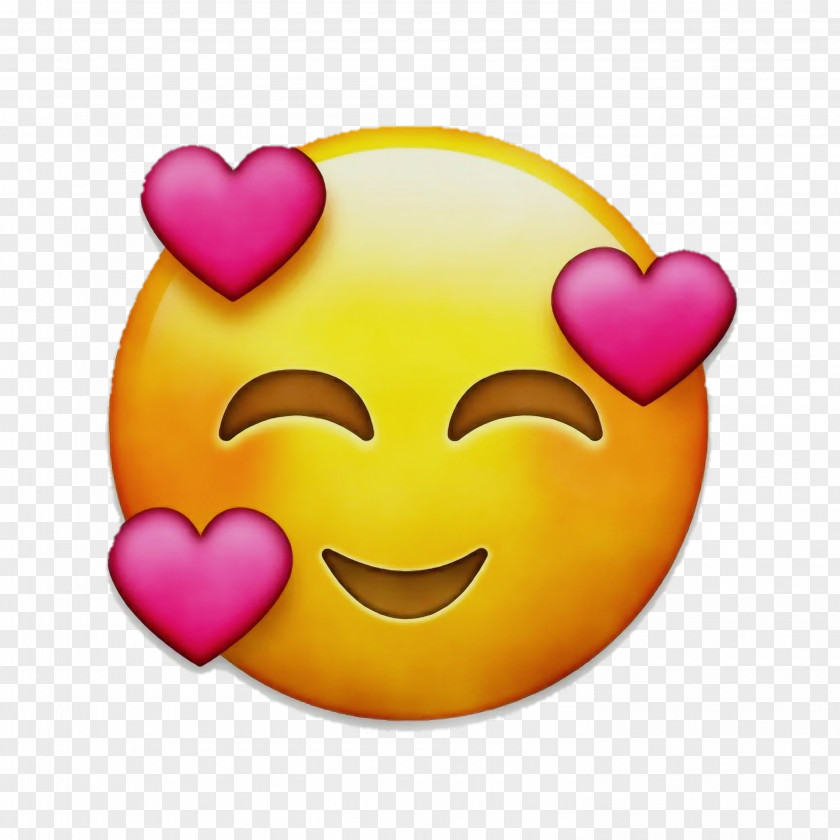 Mouth Happy Love Heart Emoji PNG