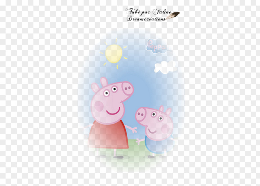 Pig Animated Cartoon Snout Font PNG