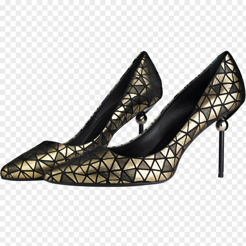 Stiletto High-heeled Shoe Slipper Heel Leather PNG