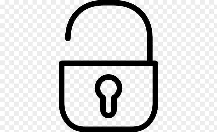 Symbol Area Padlock PNG