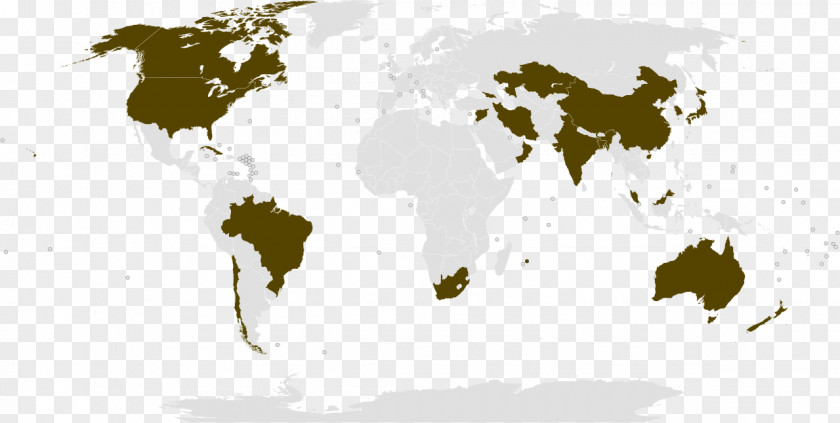 World Map Outline Of The Post-War New Globe PNG
