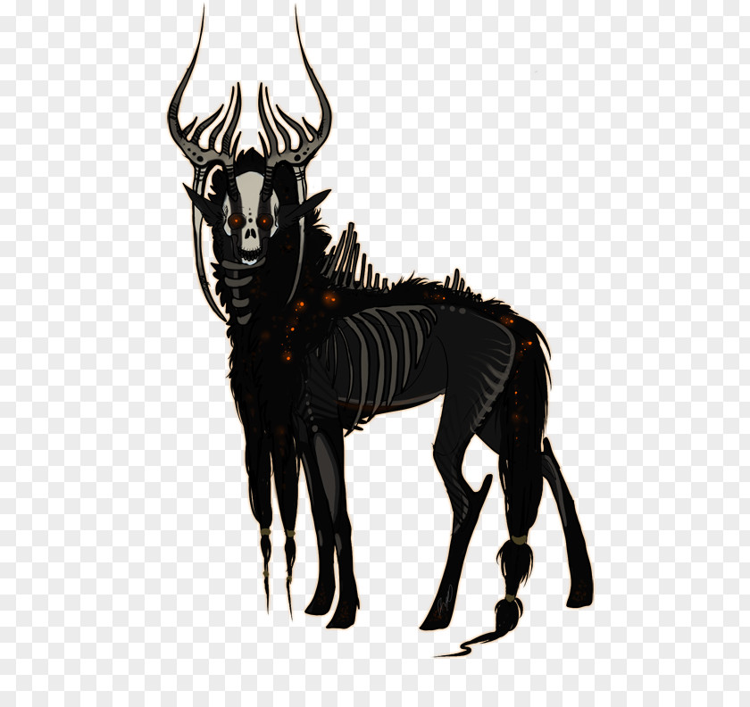 Deer Cattle Antelope Horse Mammal PNG