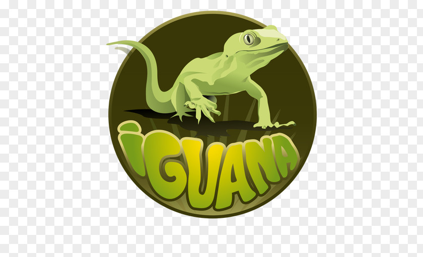 Lizard Green Iguana Logo Pet PNG