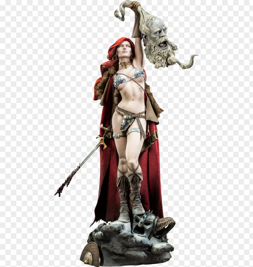 Red Sonja Conan The Barbarian Figurine Sideshow Collectibles Action & Toy Figures PNG