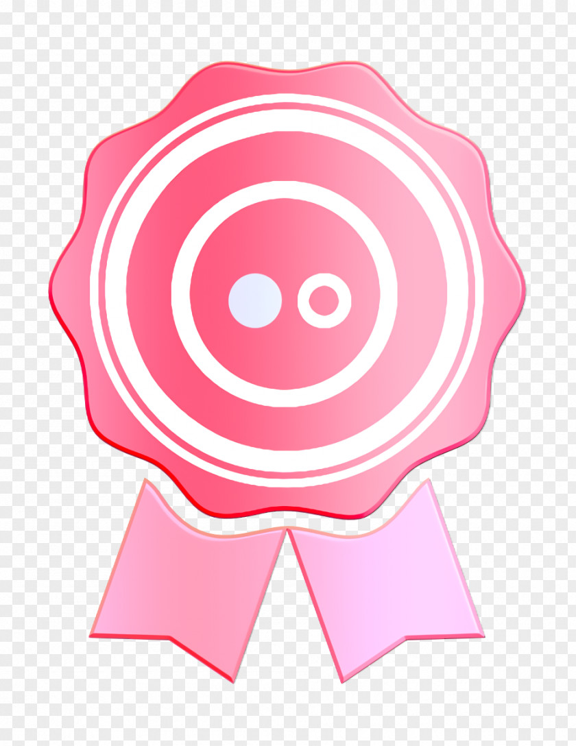 Smile Pink Flikr Icon PNG