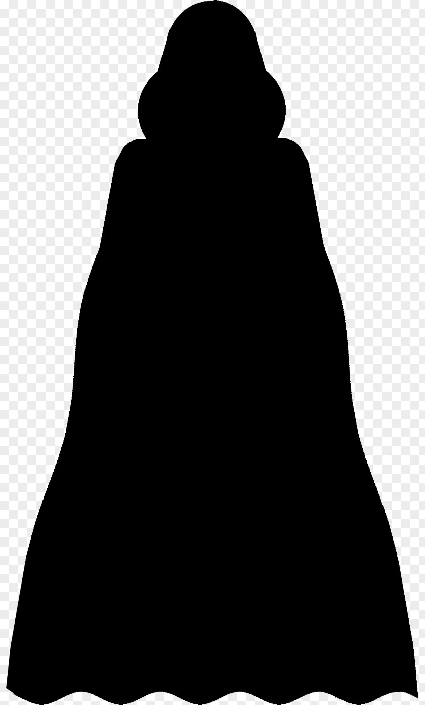 Cape Black Silhouette White Clip Art PNG