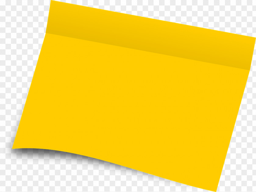 Combination Of Yellow And Black Post-it Note Paper Clip Art PNG