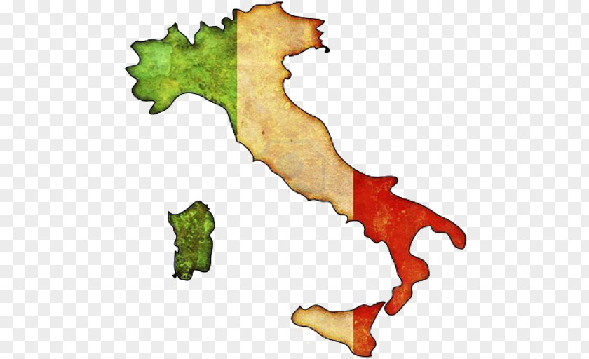 Map Regions Of Italy Stock Photography PNG