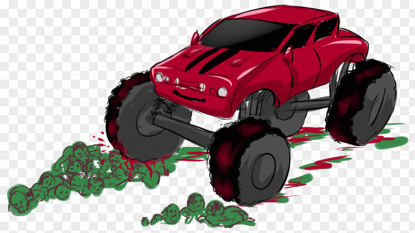 Monster Trucks Tire Radio-controlled Car Truck Automotive Design PNG