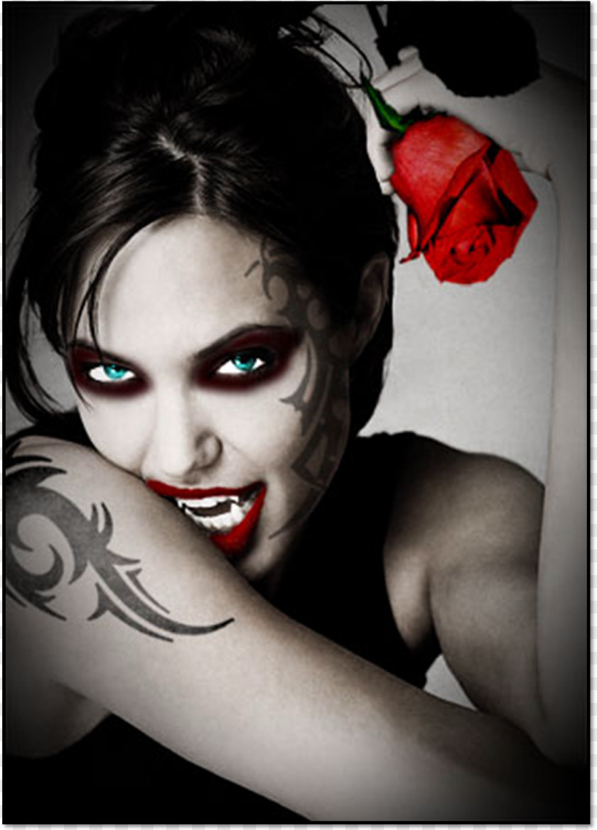 Vampires Count Dracula Halloween Make-up Vampire Tattoo PNG