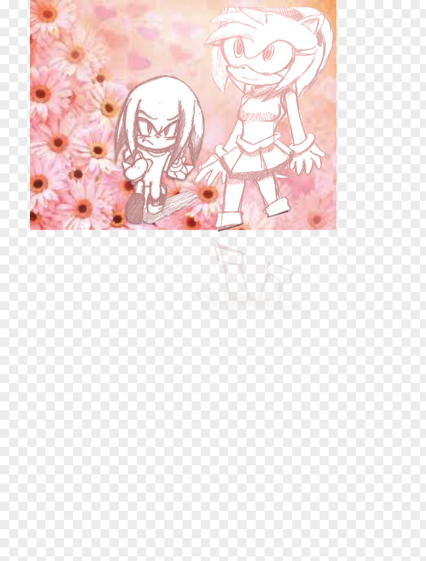 Amy And Knuckles INFOBAR A03 Au Smartphone PNG