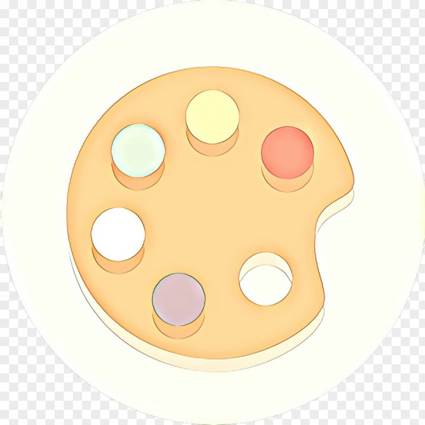 Beige Material Circle Background PNG