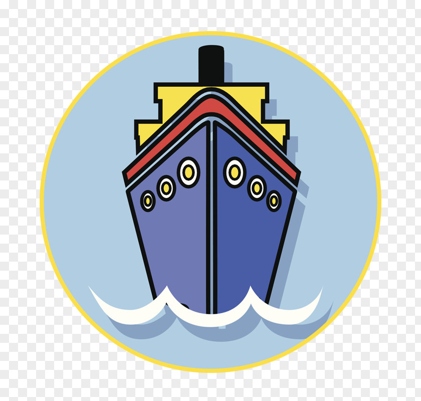 Blue Purple Boat Sinking Of The RMS Titanic Cruise Ship Ocean Liner Drawing Illustration PNG