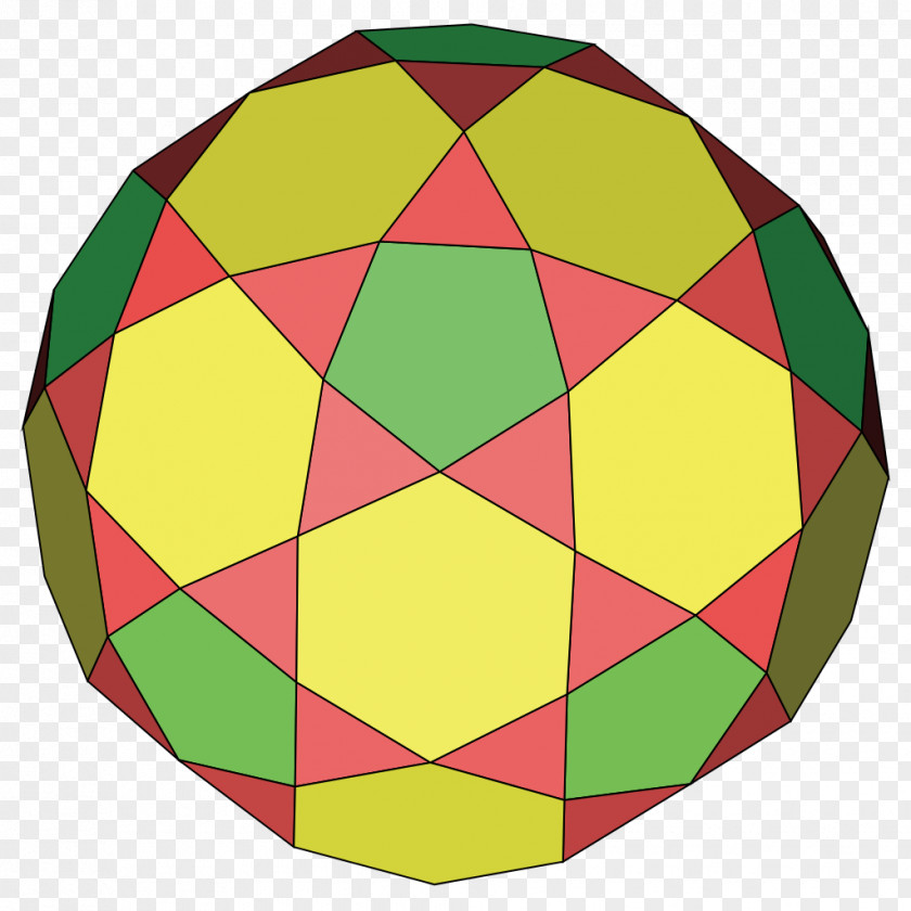 Face Rectified Truncated Icosahedron Rhombic Enneacontahedron Truncation PNG