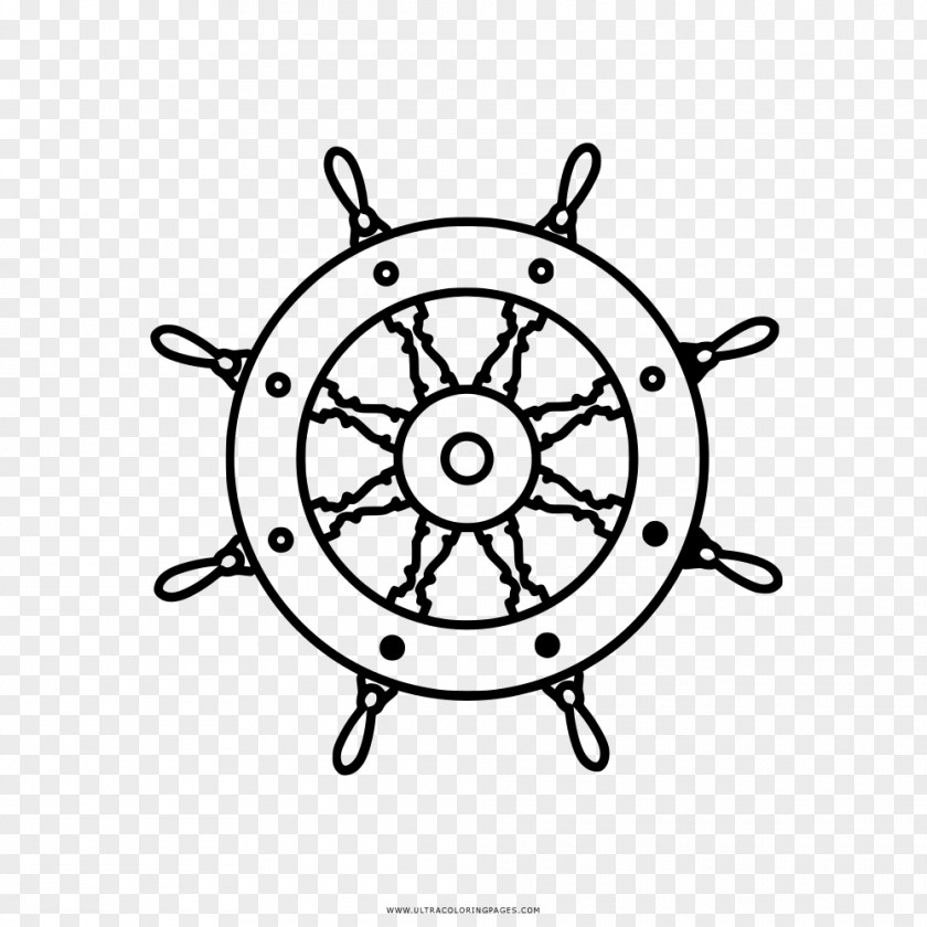 Rudder Ship's Wheel PNG