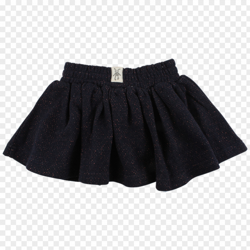 Small Kids Miniskirt Waist Black M PNG