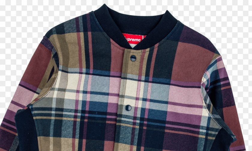 T-shirt Tartan Sleeve Outerwear Sweater PNG