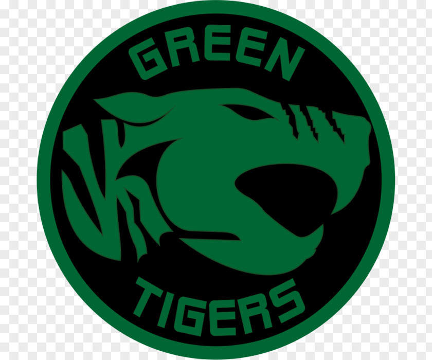 Tigers Logo Emblem Green Brand Clip Art PNG