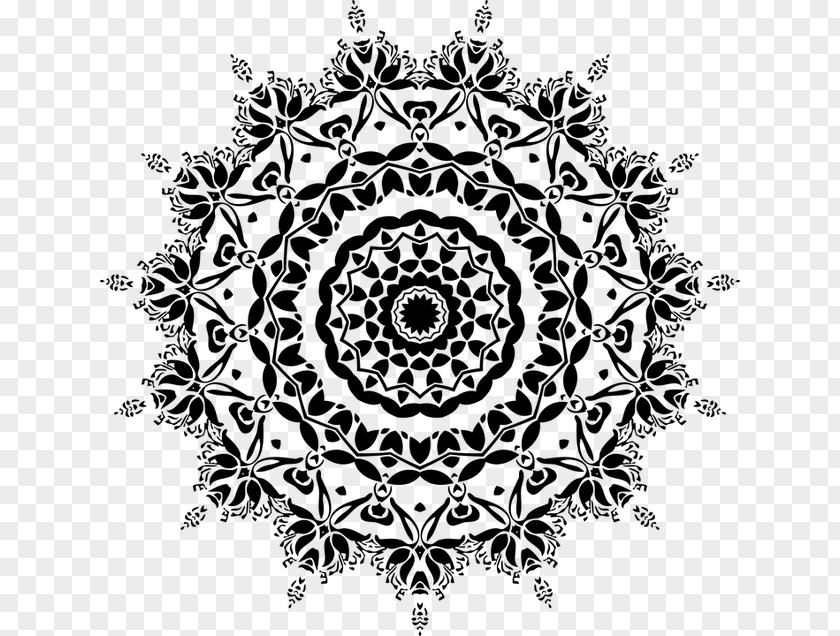 Vintage Ornaments India Hara Mandala Vector Graphics Drawing Illustration PNG