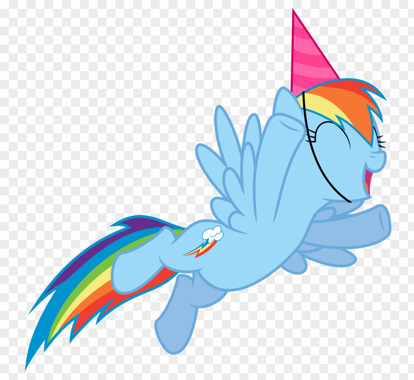 Birthday Pony Rainbow Dash Applejack Pinkie Pie Clip Art PNG