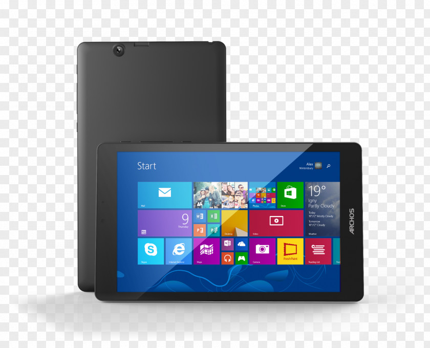 Laptop Archos 80 Cesium Windows 8.1 Computer PNG