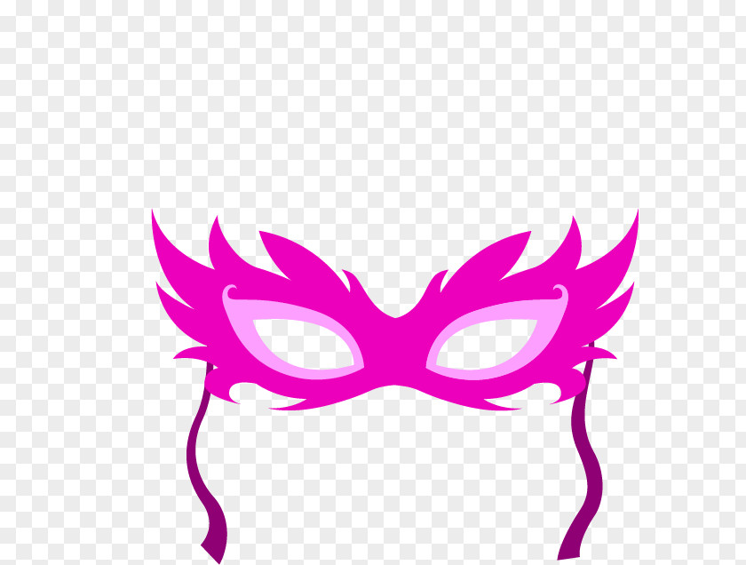 Purple Mask Masquerade Ball Party PNG