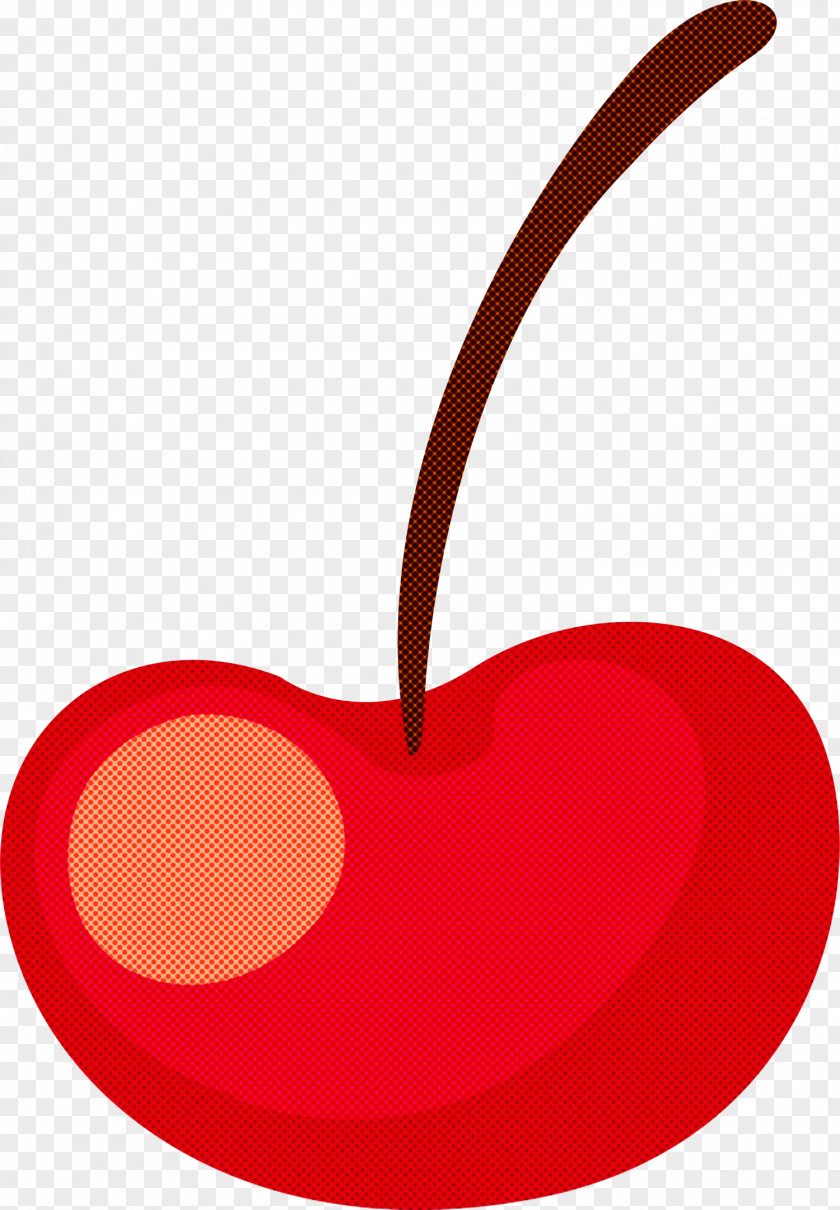 Red Heart Line Cherry Plant PNG