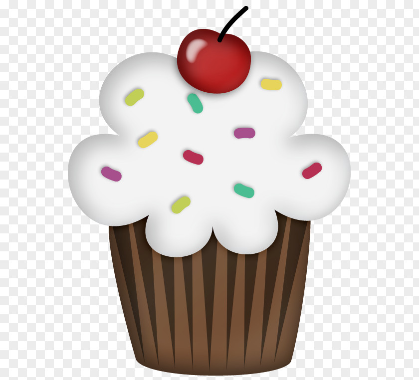 Watercolor Cake Cupcake Muffin Birthday Clip Art PNG