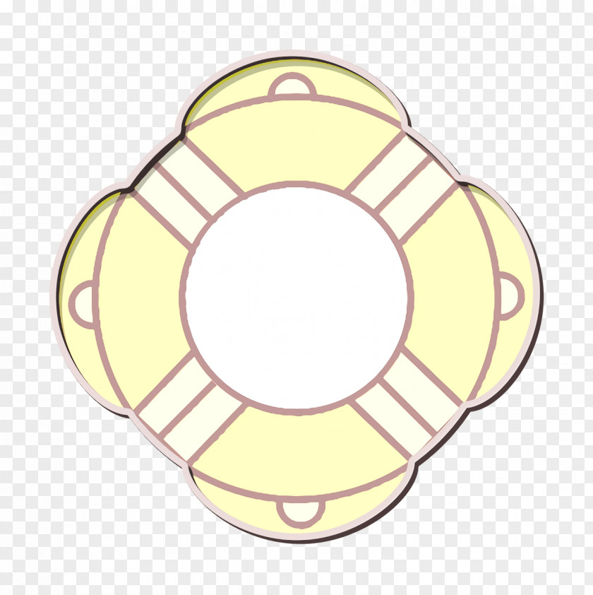 Animation Travel Icon Beach Holiday Rubber Ring PNG