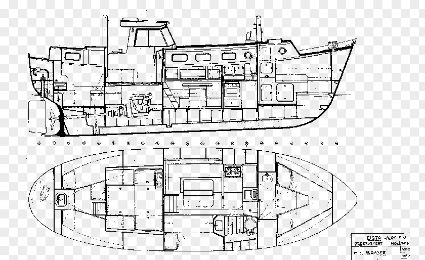 Design Technical Drawing Naval Architecture Watercraft Diagram PNG