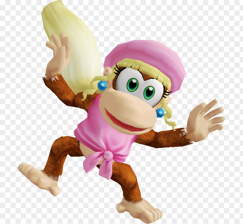 Luigi Super Smash Bros. For Nintendo 3DS And Wii U Brawl Dixie Kong Character PNG