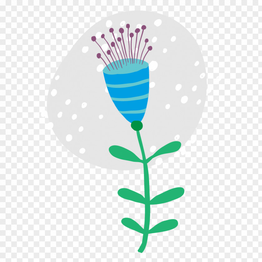 Hand-painted Winter Plant Flower Clip Art PNG