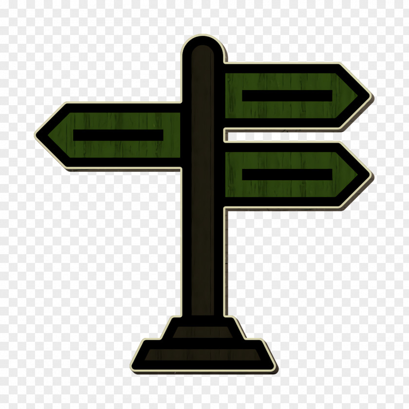 Navigation Map Icon Way Signpost PNG