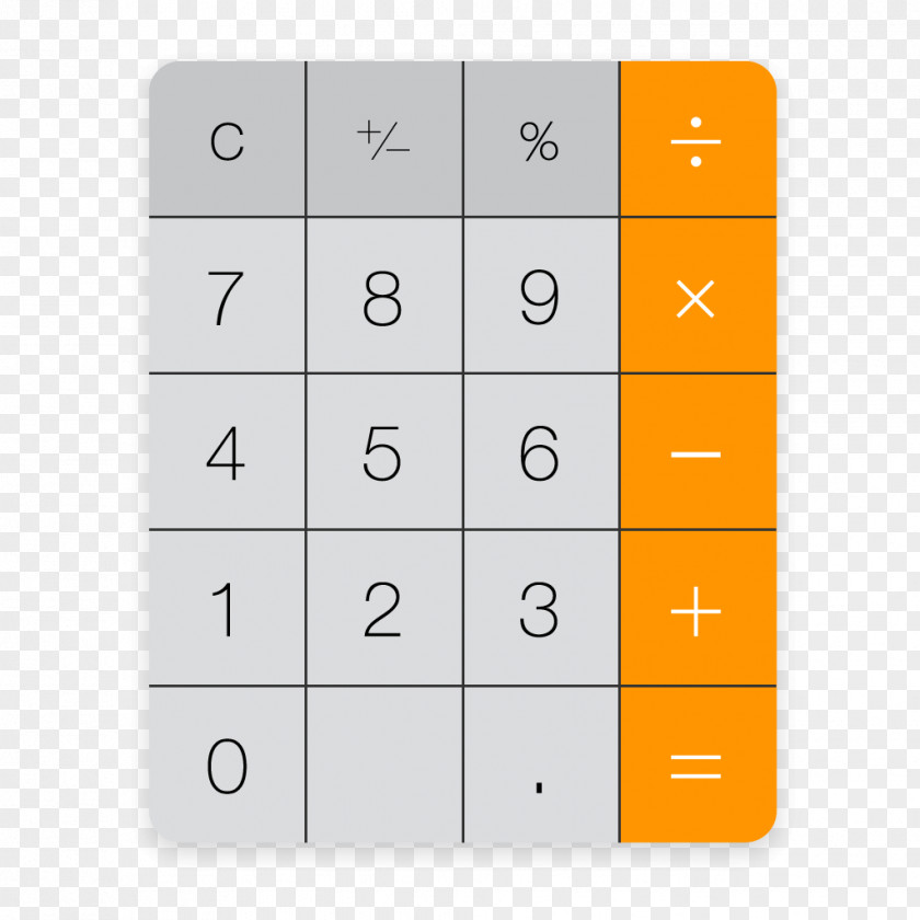 Calculator IPhone 5 Screenshot MacBook Apple PNG