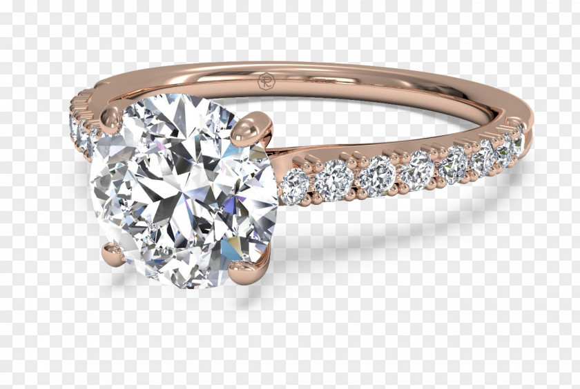 Diamond Engagement Ring Earring Ritani PNG