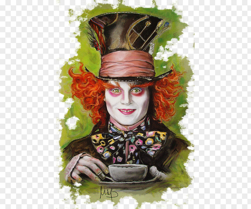 Mad Hatter The Jack Sparrow Alice In Wonderland Art Drawing PNG