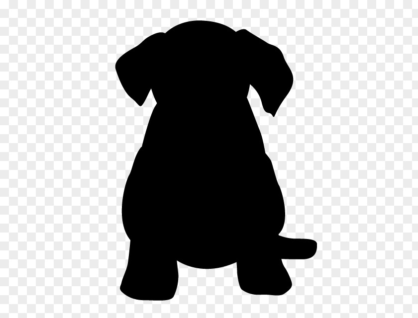 Puppy Silhouette Clip Art PNG