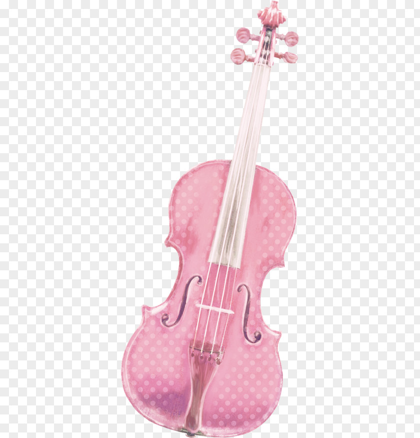Violin Cello Viola Pink Musical Instruments PNG