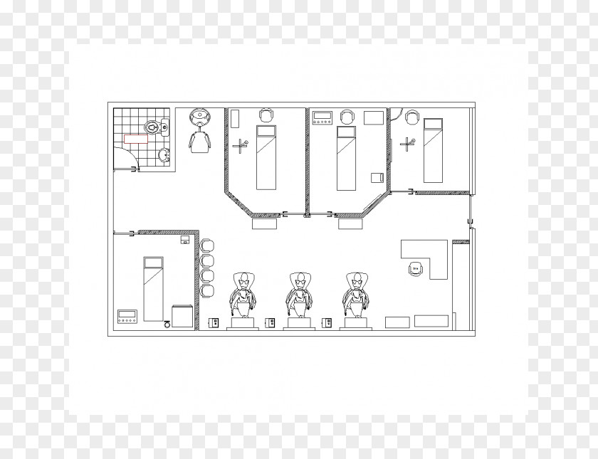 Design Beauty Parlour Computer-aided Floor Plan Barber PNG