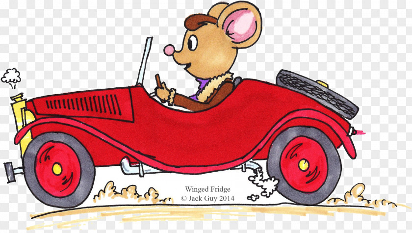 Driving Mickey Mouse Minnie Car Computer PNG