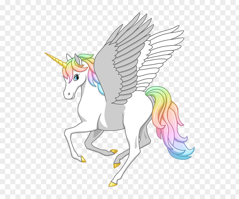 Unicorn Pony Flying Horses Gypsy Horse T-shirt PNG