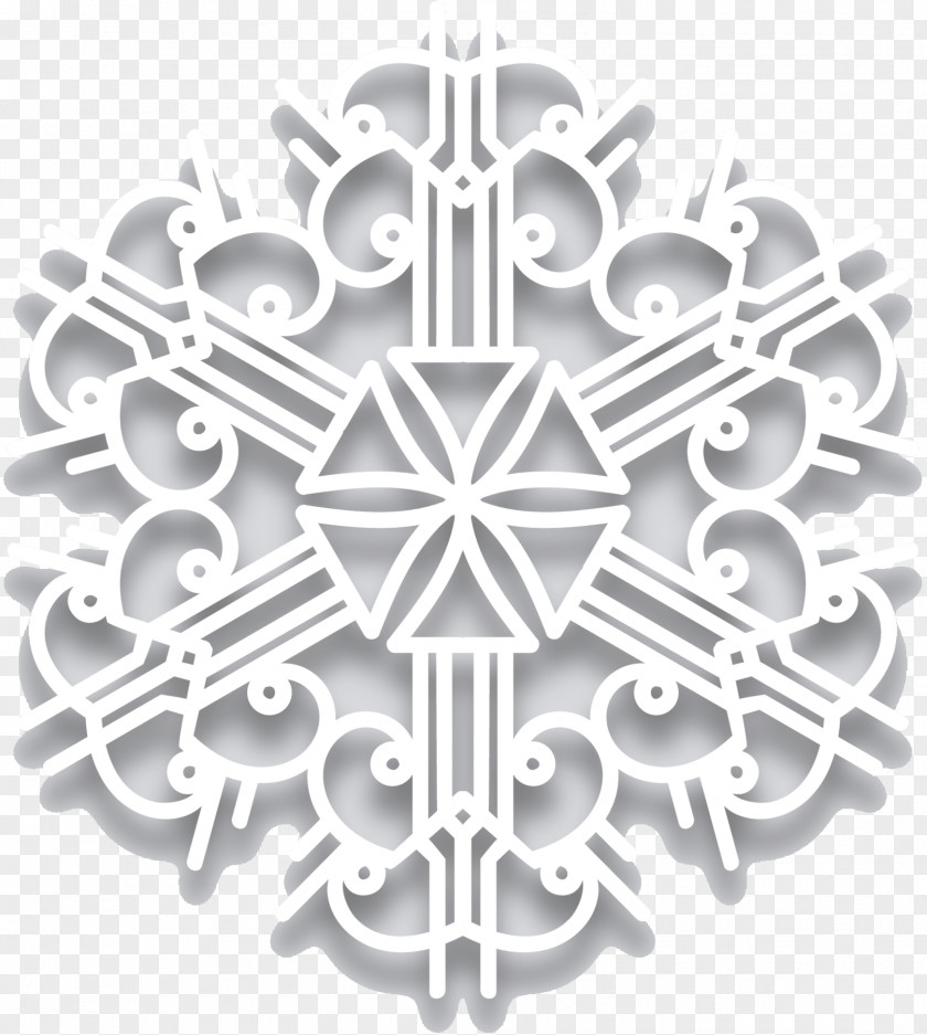 Vector Graphics Snowflake Pattern Image Circle PNG