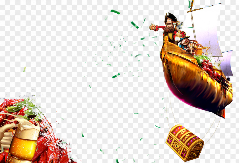 Floating Pirate Ship Download PNG