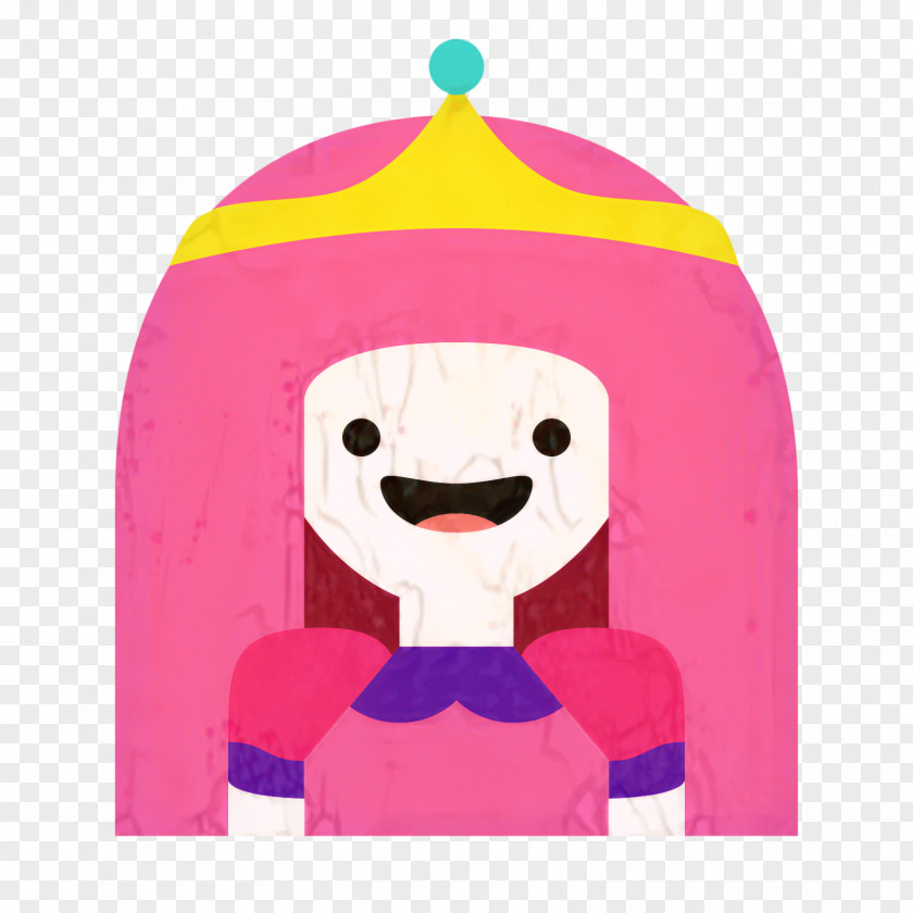 Smile Magenta Bubble Cartoon PNG