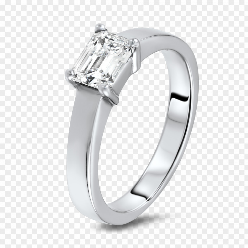 Solitaire Ring Engagement Jewellery Wedding Diamond PNG